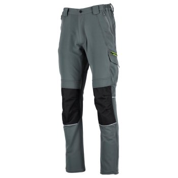 Spodnie robocze do pasa lekkie wygodne przewiewne wiele praktycznych kieszeni i na nakolanniki elemrnty odblaskowe poliester elastan Oxford 300D STINGER - XS-4XL