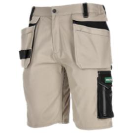 Szorty robocze poli-bawełna potrójne szwy klin krok elementy odblaskowe kontrastowe wzmocnienia kieszenie monterskie OXFORD 600D SUMMER LINE - S-3XL