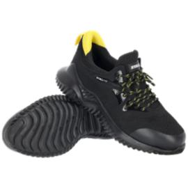 Ultra lekki półbut przewiewney materiału właściwości antystatyczne antypoślizgowe olejoodporne miękka elastyczna podeszwa czarny TOMAS OB SRA 01/SO - 36-48