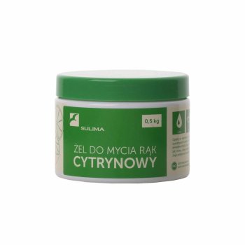 SULIMA - Żel do mycia rąk - cytrynowy - 0,5 kg