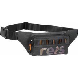 TROLL-WAISTBAG - Saszetka nerka 600D Oxford: 100% poliester z powleczeniem PCV pasek z klamrą 50-87 cm szerokość 3,8 cm pętelki na doczepienie akcesoriów - 1 litr - 30,5x12 cm