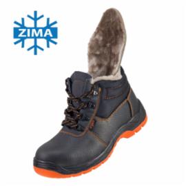 Trzewiki ZIMA skóra bezpieczne ocieplane metalowy podnosek antyelektrostatyczne absorpcja energii w pięcie wkładka antyprzebiciowa podeszwa PU/PU warsztat magazyn kierowca logistyka URG-106S3 - 40-47