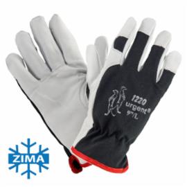 URG-1220 OCIEPLANE CZARNE - Rękawice ocieplane skórzane - 9-10