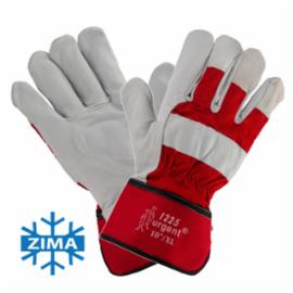 URG-1225 OCIEPLANE CZERWONE - Rękawice ocieplane kozia skóra wierzch rękawicy elastyczna i przewiewn tkanina zakończone sztywnym mankietem - 10