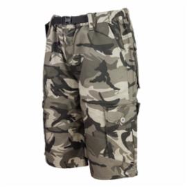 URG-641 CAMO GREY - Krótkie spodnie komfort przewiewność funkcjonalność 100% bawełna 250 g/m² praktyczne kieszenie na narzędzia i akcesoria - 44-62