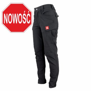 URG-725_SPODNIE OUTDOOR - Spodnie robocze outdoor do pasa regulacja w tali z gumką liczne kieszenie 93% nylon 7% Spandex 190g/m2 - 44-62