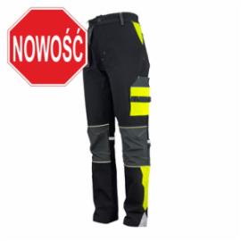 Spodnie robocze do pasa, potrójne szwy, odporne na przetarcia 44-62 URG-760