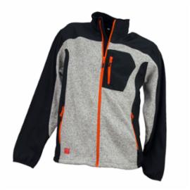 URG-953 - Bluza męska zapinana na zamek błyskawiczny 2 boczne kieszenie 1 na klatce piersiowej wszystkie posiadają zamek błyskawiczny 100% poliester - M-3XL