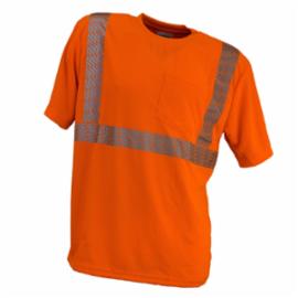 URG-960_T-SHIRT POMARAŃCZ Z ODBLASKAMI - Koszulka T-shirt pomarańcz 960 - M-3XL