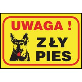 Z-R79 - Znak „Uwaga! Zły pies”.  - 130x190