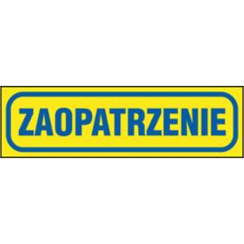 ZZ-107 - Znak Zaopatrzenie - 65X260