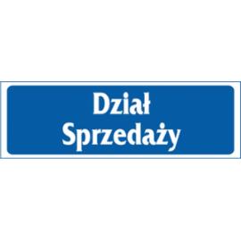 ZZ-12 - Znak Dział sprzedaży - 90x240
