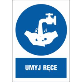 ZZ-12N-1 - Znak BHP Umyj ręce - 220x300