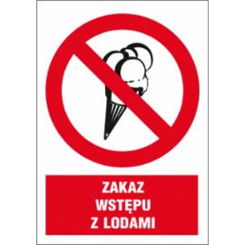 ZZ-18Z-1 - Znak BHP Zakaz wstępu z lodami - 220x300