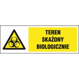 ZZ-2KL - Znak klęski żywiołowe Teren skażony biologicznie - 100x300-150x450