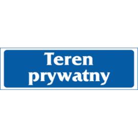 ZZ-39 - Znak Teren prywatny - 90x240