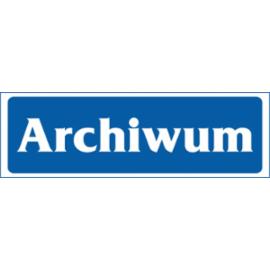 ZZ-4 - Znak Archiwum - 90x240