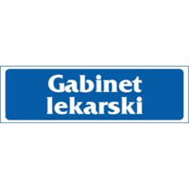 ZZ-40 - Znak Gabinet lekarski - 90x240