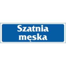 ZZ-46 - Znak Szatnia męska - 90x240