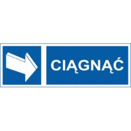 ZZ-56 - Znak Ciągnąć - 50X150