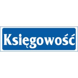 ZZ-6 - Znak Księgowość - 90x240