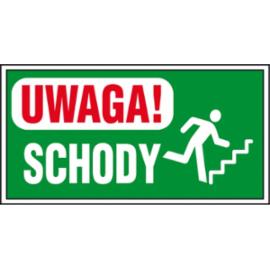ZZ-86 - Znak Uwaga schody - 110X210