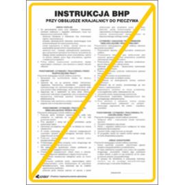 ZZ-IBG27 - Instrukcja BHP i PPOŻ BHP przy obsłudze krajalnicy do pieczywa - 250x350