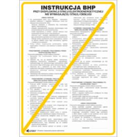 ZZ-IBN13 - Instrukcja BHP i PPOŻ BHP przy eksploatacji stacji elektroenergetycznej nie wymagającej stałej obsługi - 250x350