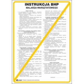ZZ-IBS06 - Instrukcja BHP i PPOŻ BHP na stanowisku malarza warsztatowego - 250x350