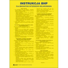 ZZ-IBT14 - Instrukcja BHP i PPOŻ BHP dla magazynu wysokiego składowania - 250x350
