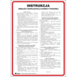 ZZ-IP12 - Instrukcja BHP i PPOŻ Obsługi gaśnicy pianowej - 250x350